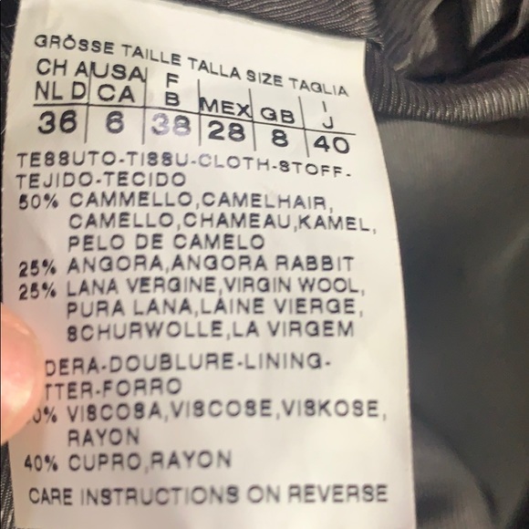 MaxMara authentic camel hair angora wool car coat - Picture 8 of 10